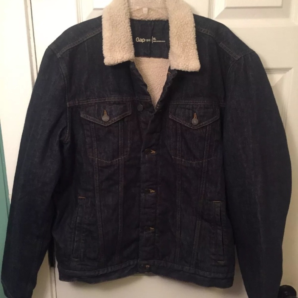 Gap Denim Sherpa Lined Jean Jacket